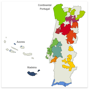葡萄牙认证的葡萄酒产区图片