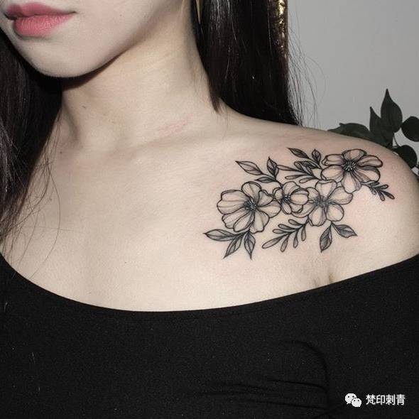 梵印刺青 主题推荐 花纹身 Flower 自由微信 Freewechat