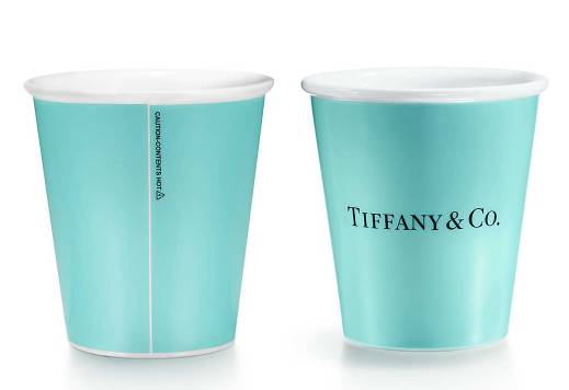 Tiffany新推出日用品系列，2个纸杯$95！