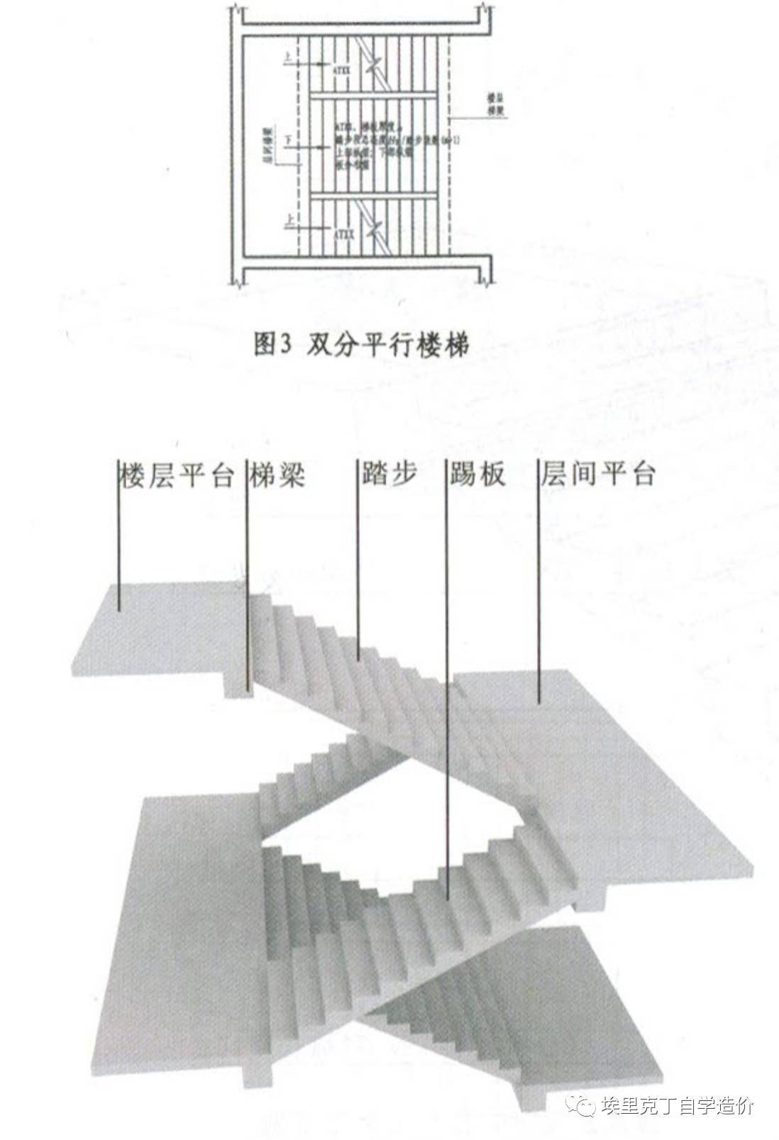 建筑识图与结构识图篇15现浇混凝土板式楼梯详图上