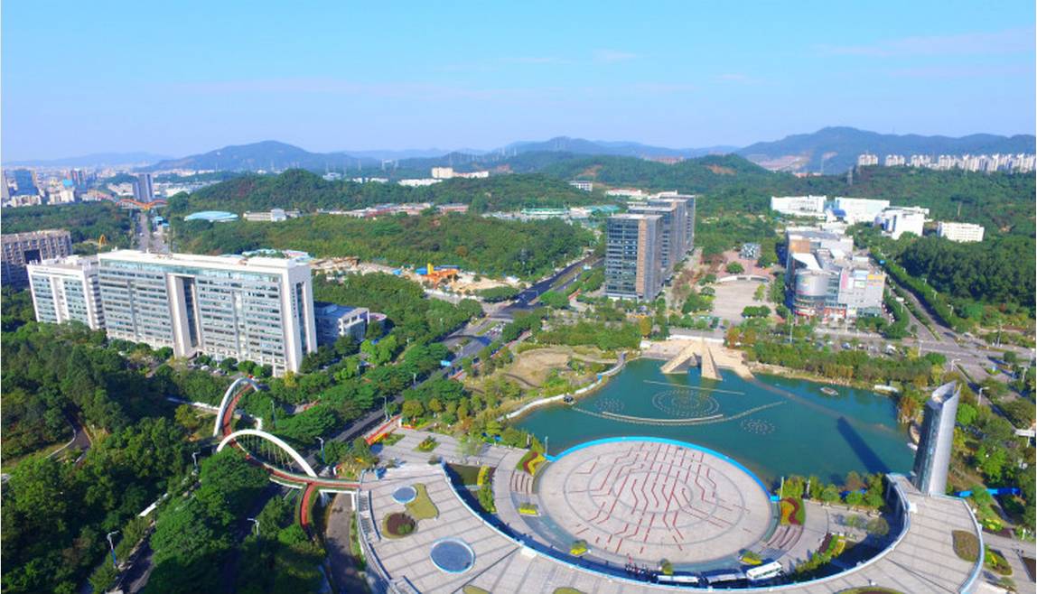科学城音乐广场喷泉居然飞出两条龙!