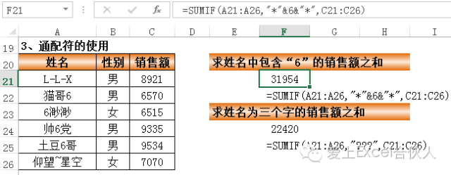 最常用条件求和函数excel实用技能大集合