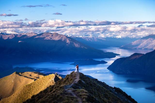 在新西兰，和你拍此生唯一的婚纱照