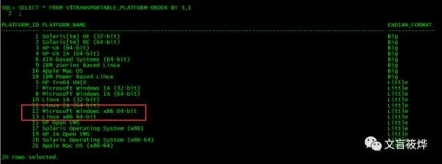 【RMAN】Oracle11g使用rman遷移升級資料庫（win_to_linux）