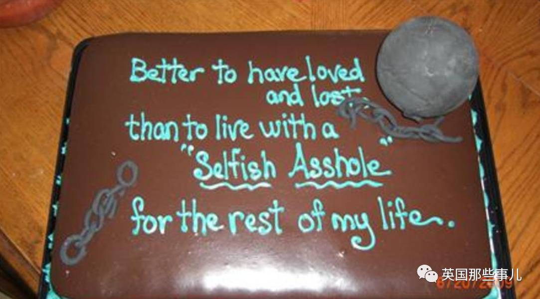 热帖：外国的那些离婚蛋糕，不离都不行了(组图)