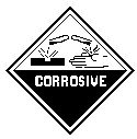 腐蚀性物品 un transport symbol for corrosive substances