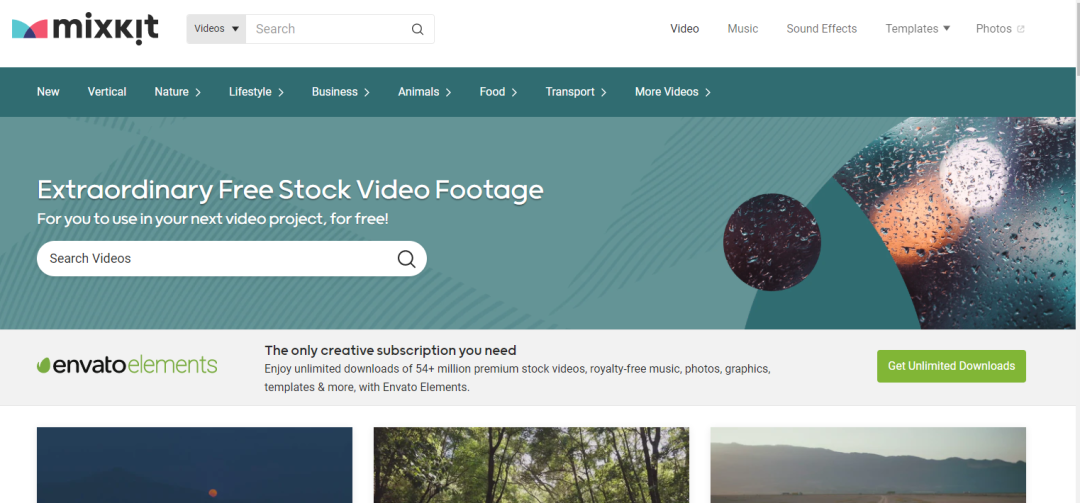 mixkit高质量视频素材库全免费