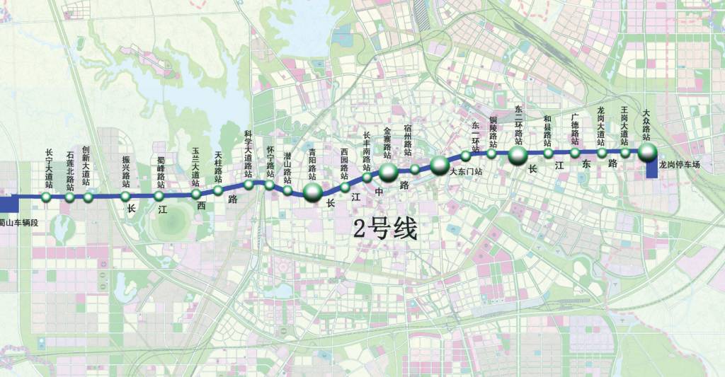 合肥地铁2号线"蓝精灵"真颜亮相!高铁直通香港,台北!