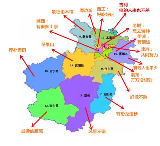 一个伊滨人眼中的洛阳地图