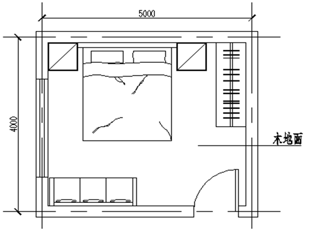 卧室平面图