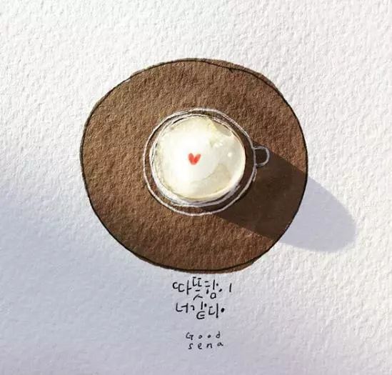 朋友圈最美插画:姑娘,你要好好爱自己.