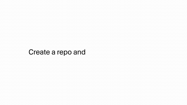 创建仓库与同步