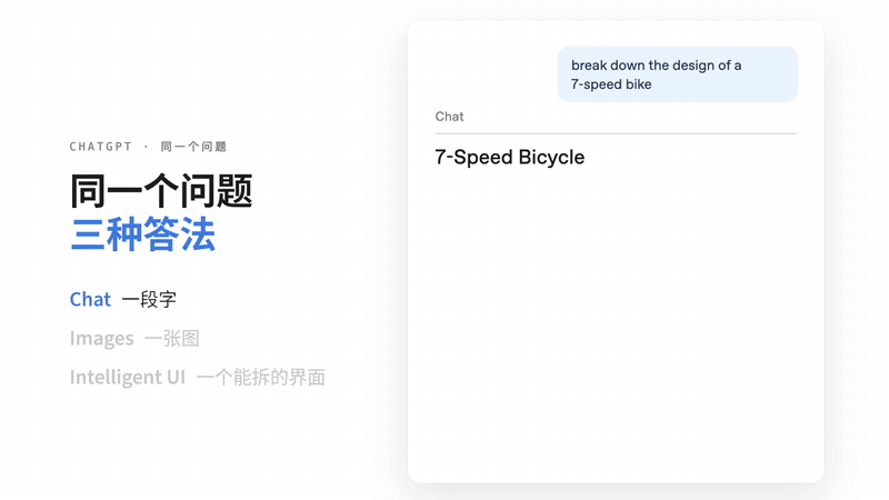 同一个问题，三种答法