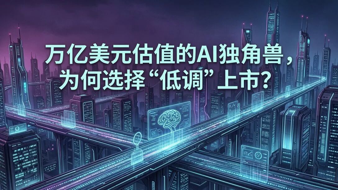 万亿美元估值的AI独角兽，为何选择“低调”上市？