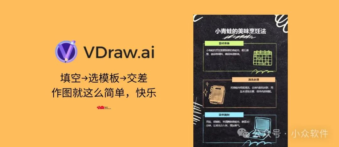 🚨打工人救星！VDraw.ai 图表工具：填空→模板→下载，1分钟交差 1