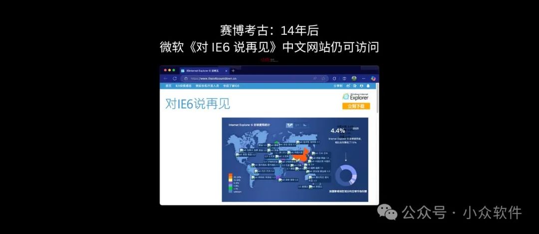 赛博考古：14年后，微软《对 IE6 说再见》中文网站仍可访问 1