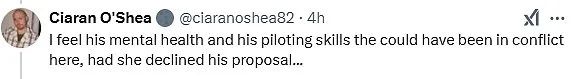 虽然在这场令人心醉的求婚之后，爱情的气息弥漫在空气中，但许多人还是忍不住表达了对求婚顺利的欣慰