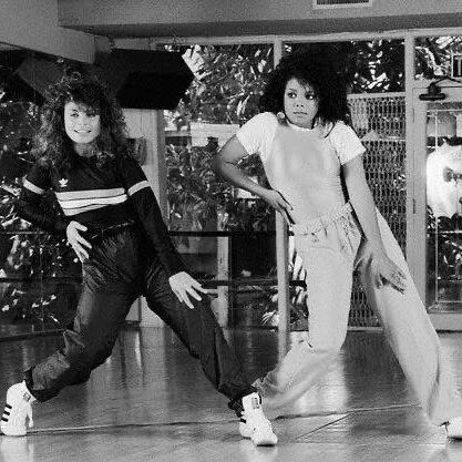 舊照 - Paula Abdul & Janet Jackson