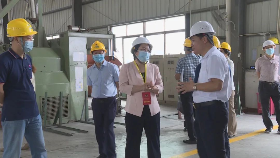 当天,郑伟珍一行先后来到广东省粤钢新材料科技有限公