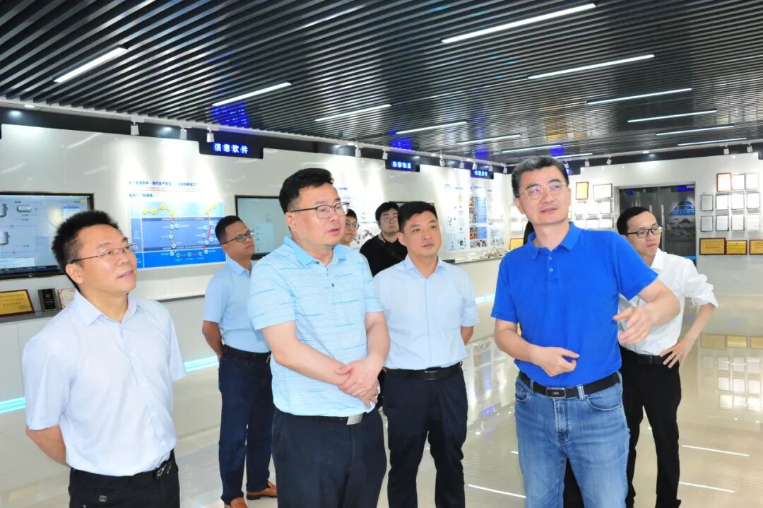 携手同行、助力皖江崛起|安庆高新区领导莅临我司指导交流