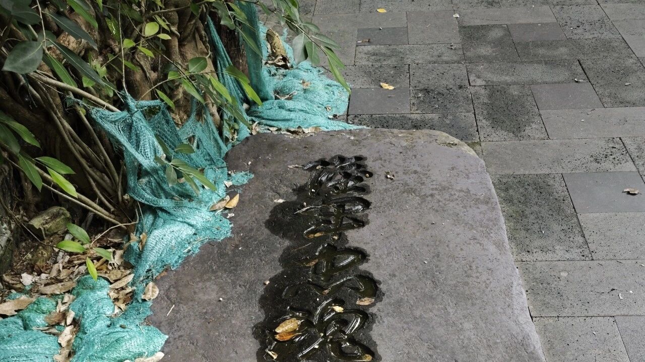 海口人民公园里的日占时期遗迹