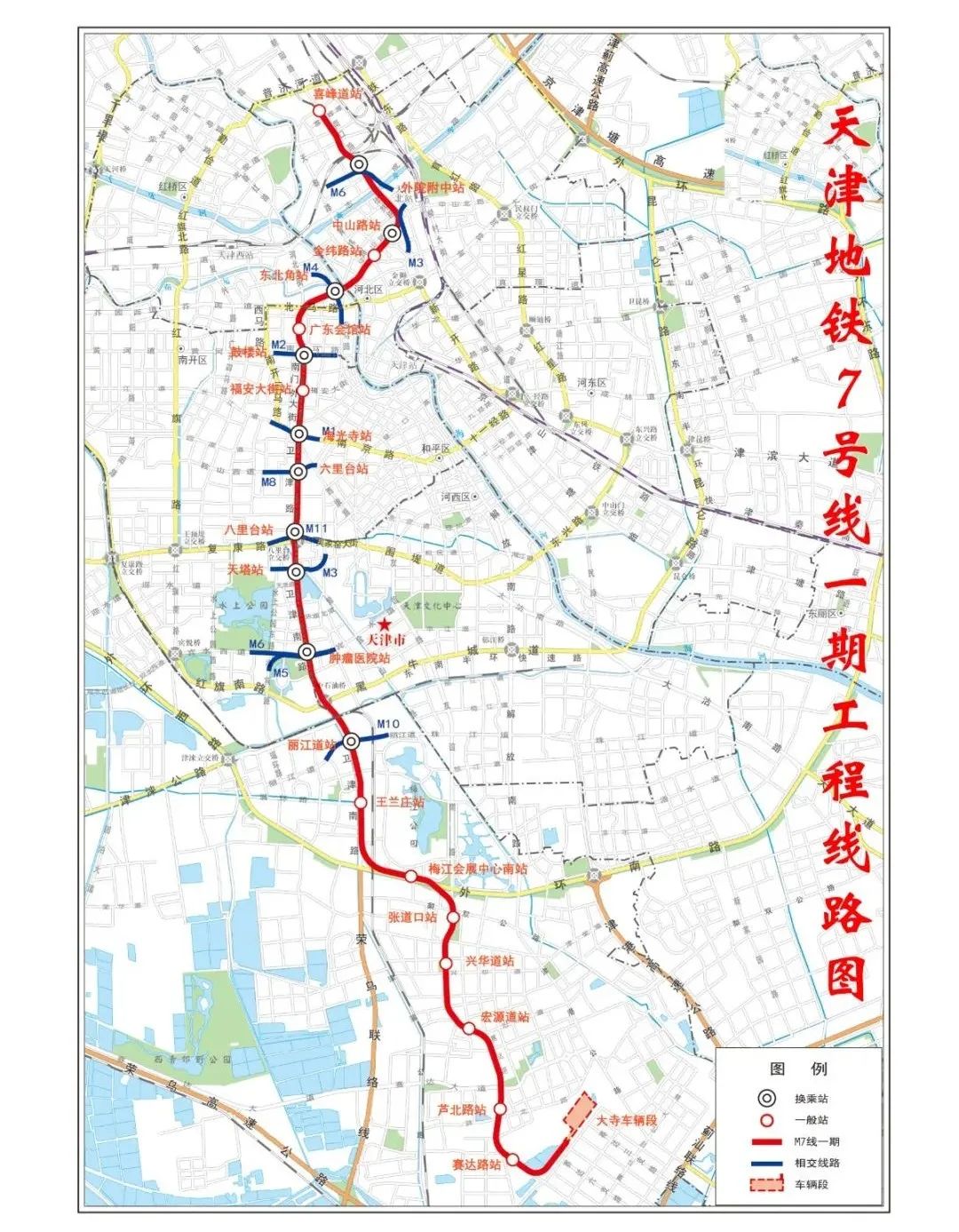 好消息天津9条在建地铁线路完工时间定了