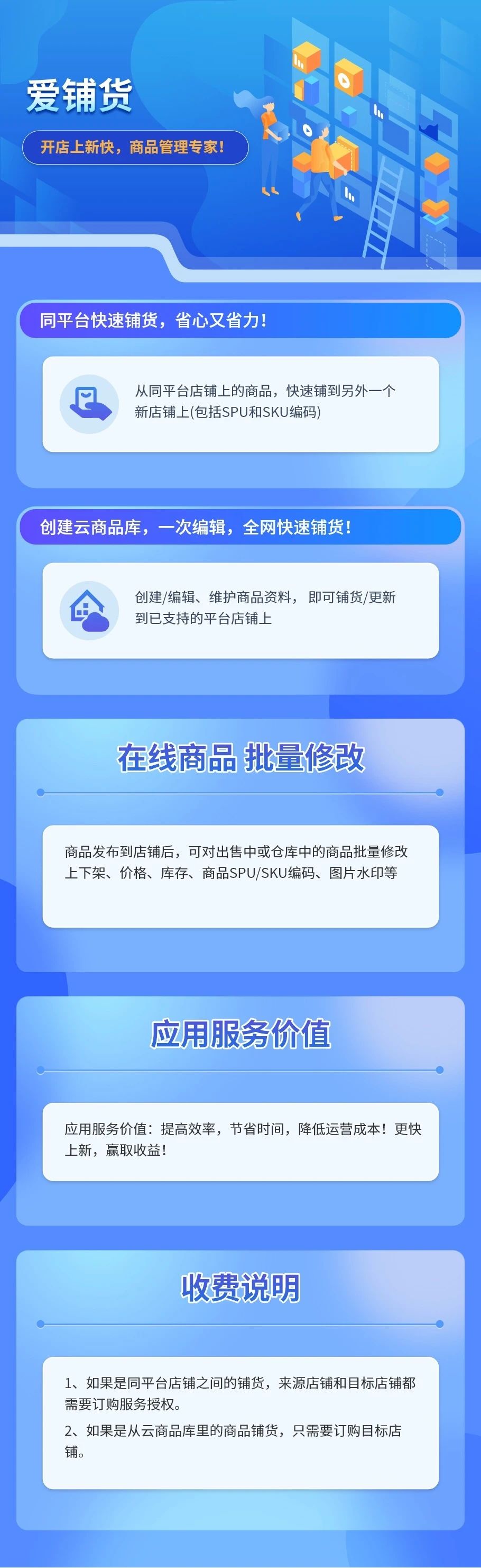 爱铺货—快速搬家上新