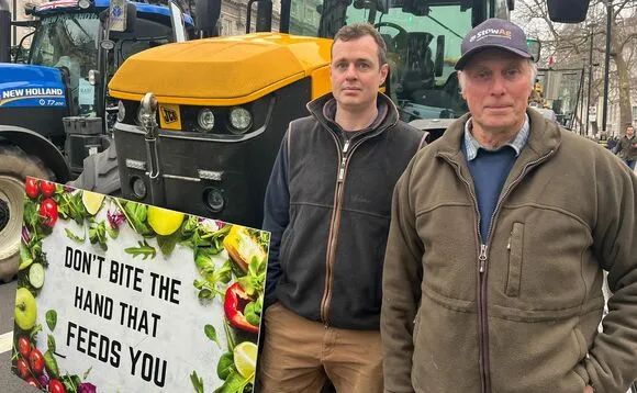 IN PICTURES: Farmer protest in Whitehall | Farm News | Farmers Guardian