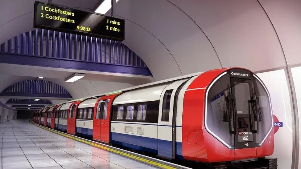 Piccadilly Line: Plans for new 'walk-through' trains unveiled - BBC News