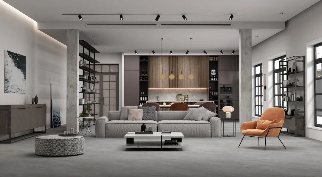 卡米亚陶瓷系列产品图片 轻奢风装修效果图