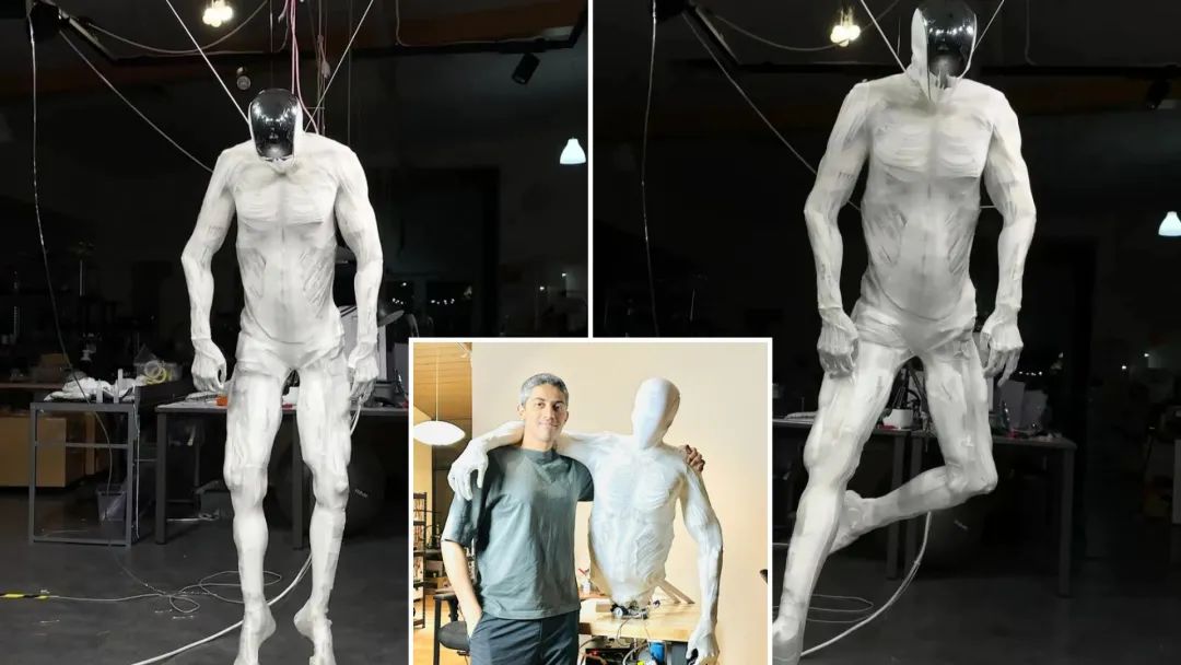 Haunting moment world-first humanoid robot 'Protoclone' with 'muscles &  bones' twitches & spasms into life in eerie vid | The Irish Sun