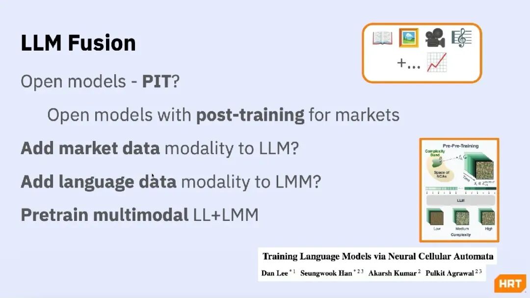 LLM 融合中的 Point-in-time 与模态选择
