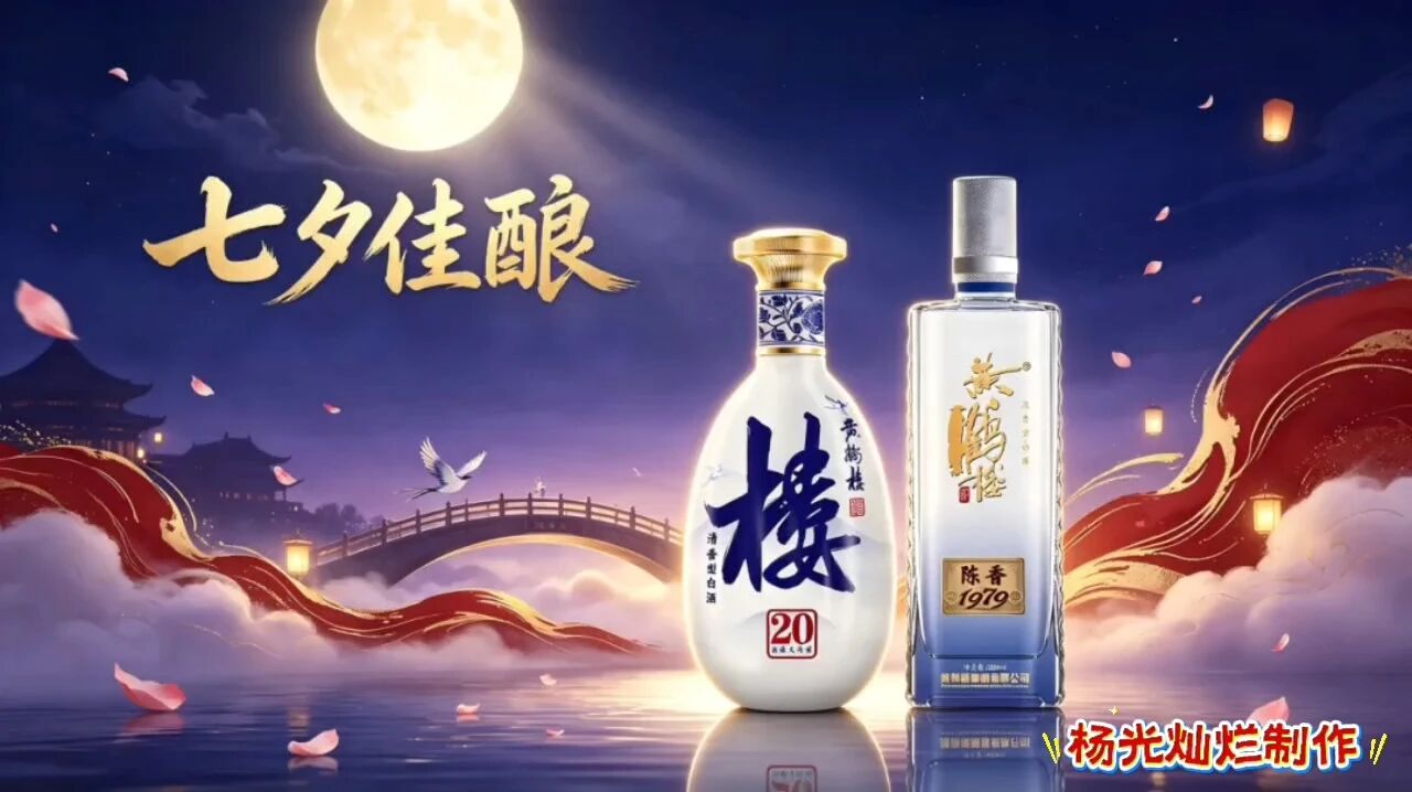 七夕佳酿黄鹤楼，喝了更上一层楼《杨光灿烂公众号》制作