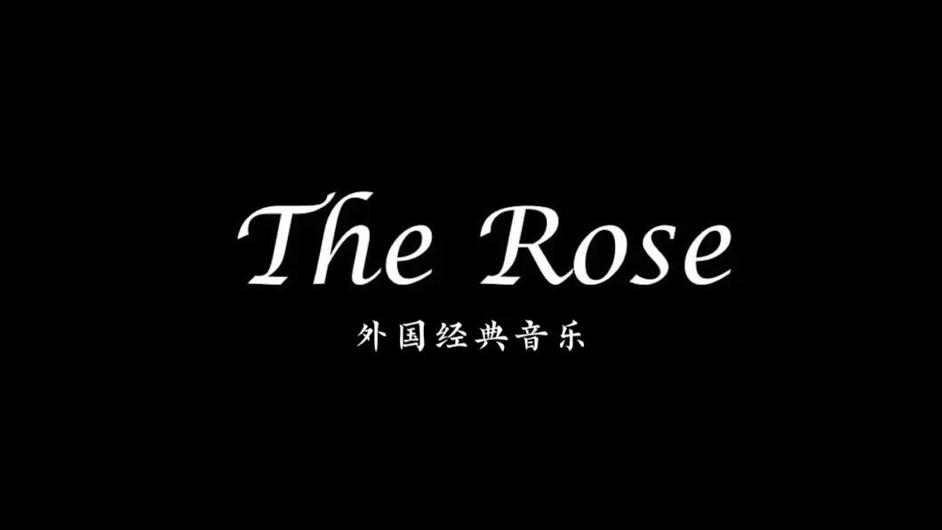 经典英文老歌《The Rose》，藤田惠美演唱