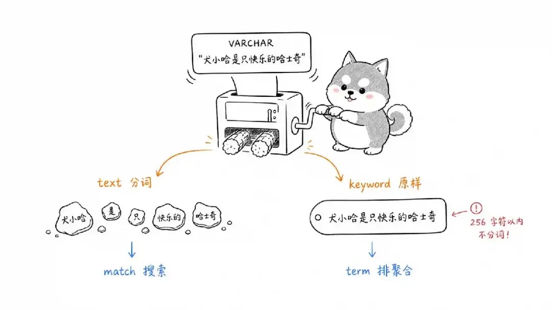 ES text 和 keyword 区别