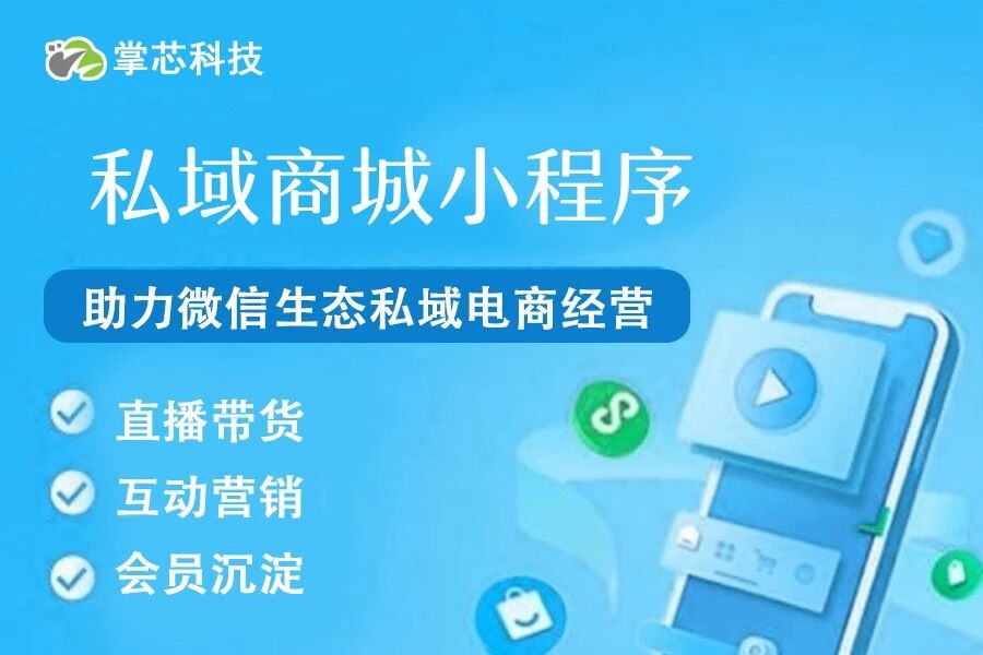 私域商城小程序掌芯科技