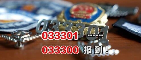 警号033301暂时断开连接……警号033300报到!