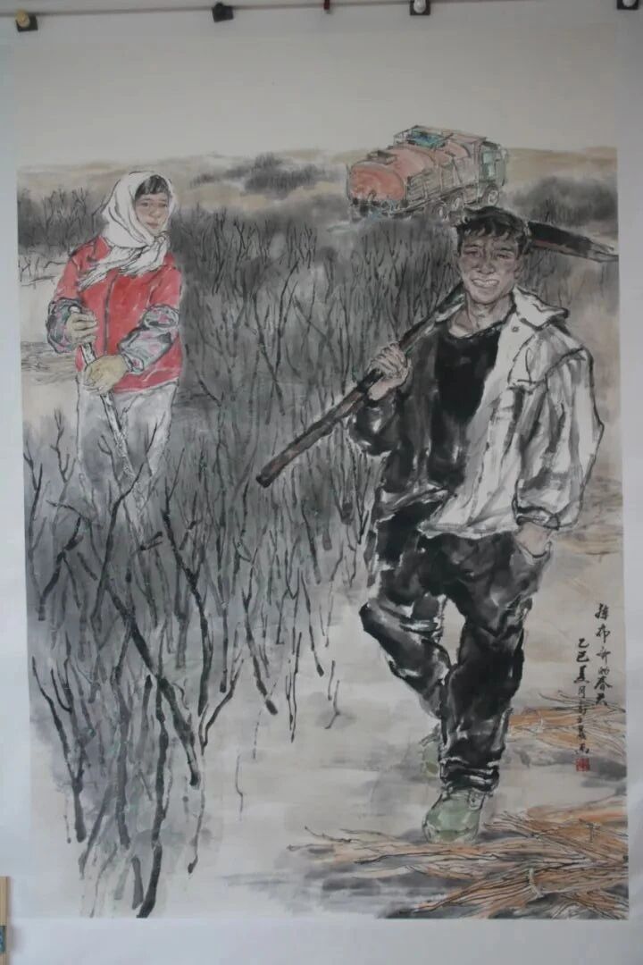 “新象共生 溢彩北疆”首届内蒙古新文艺群体美术作品线上展（一） 第26张