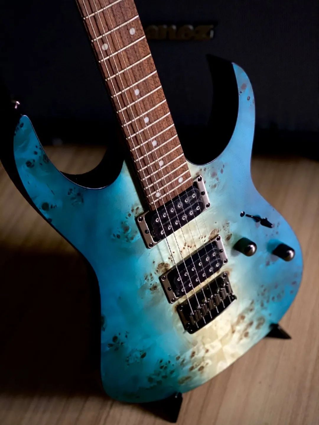 ibanezrg421pb全新外观哑光加勒比海岸线