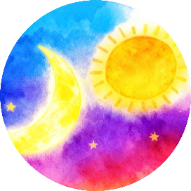 一星半月小太阳