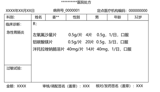 32岁男性急性胃肠炎患者的处方审核处方审核案例二④在使用益生菌