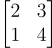 2×2矩阵