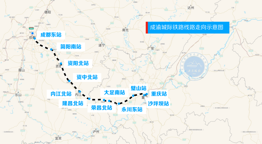 慕了四川这4个城市将拥有3条时速350公里高铁