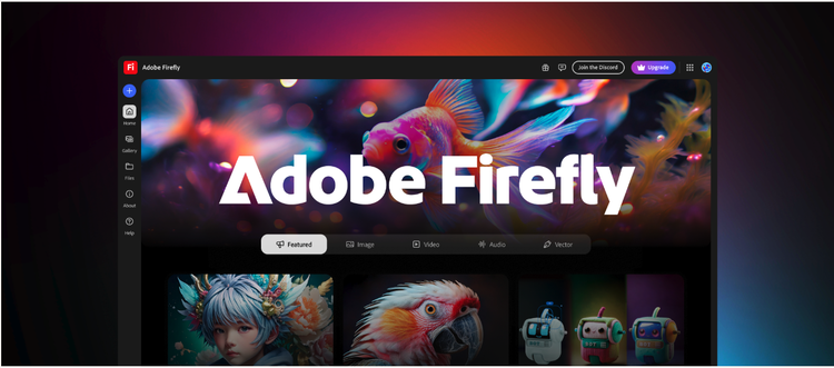 A screenshot of a computer showing Adobe Firefly.