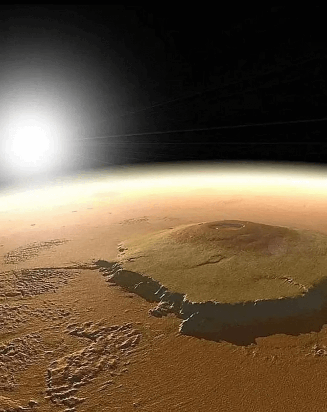 r/megalophobia - Olympus Mons on Mars is terrifyingly large