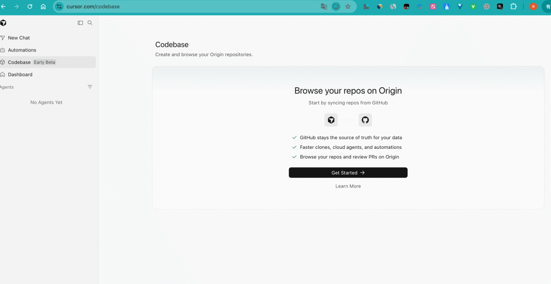 Cursor Codebase 中的 Origin 仓库同步入口