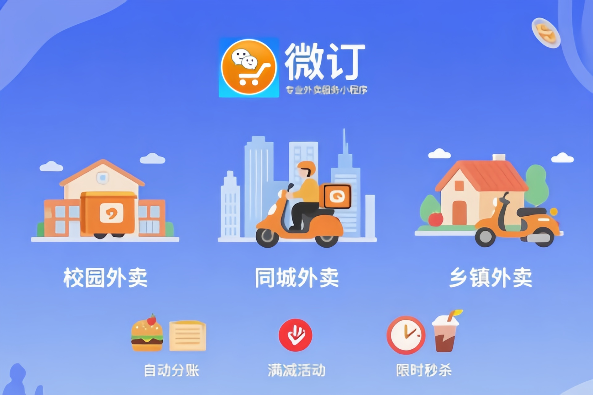 👍微订★外卖服务小程序