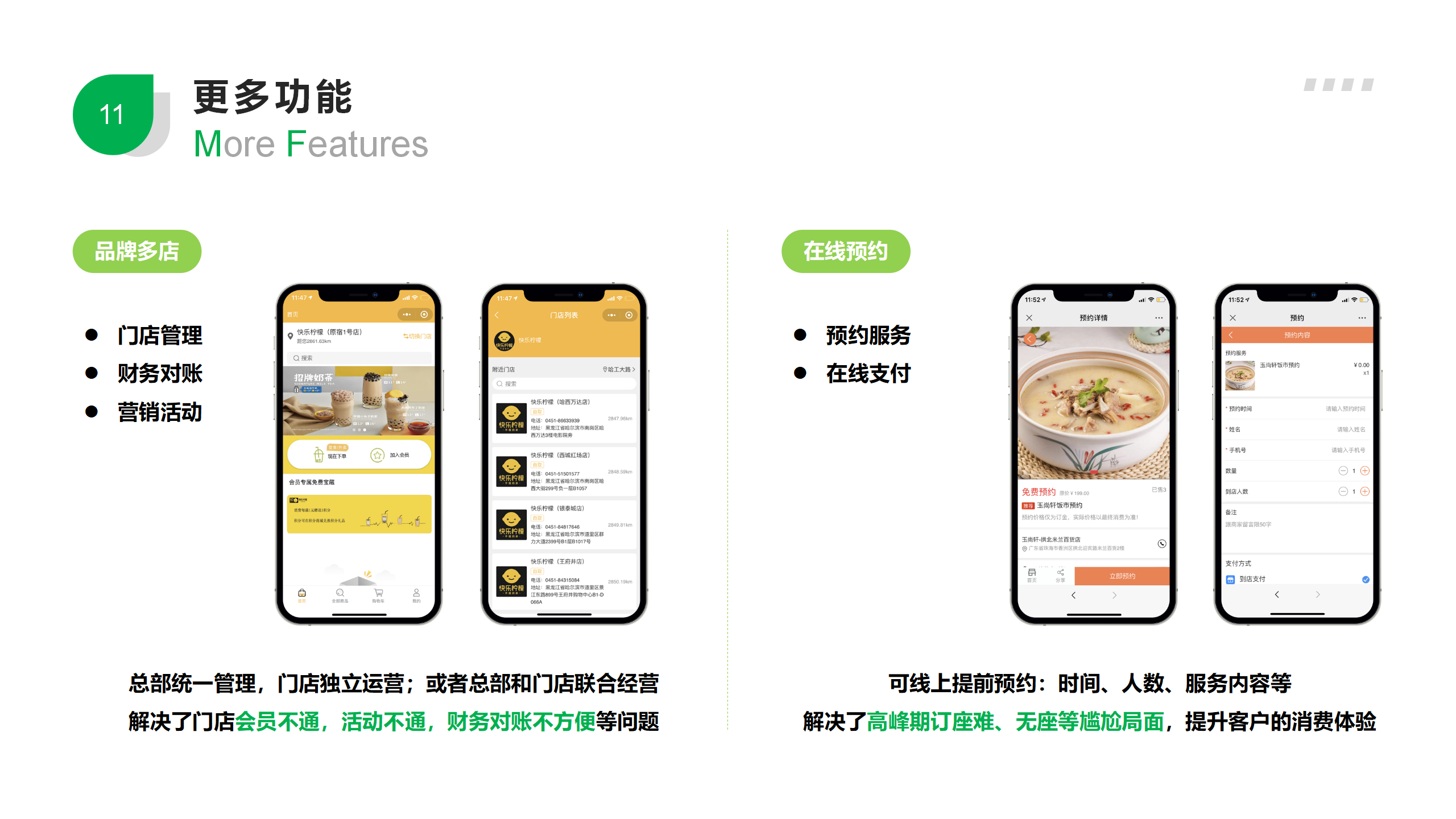 太米餐饮行业小程序解决方案
