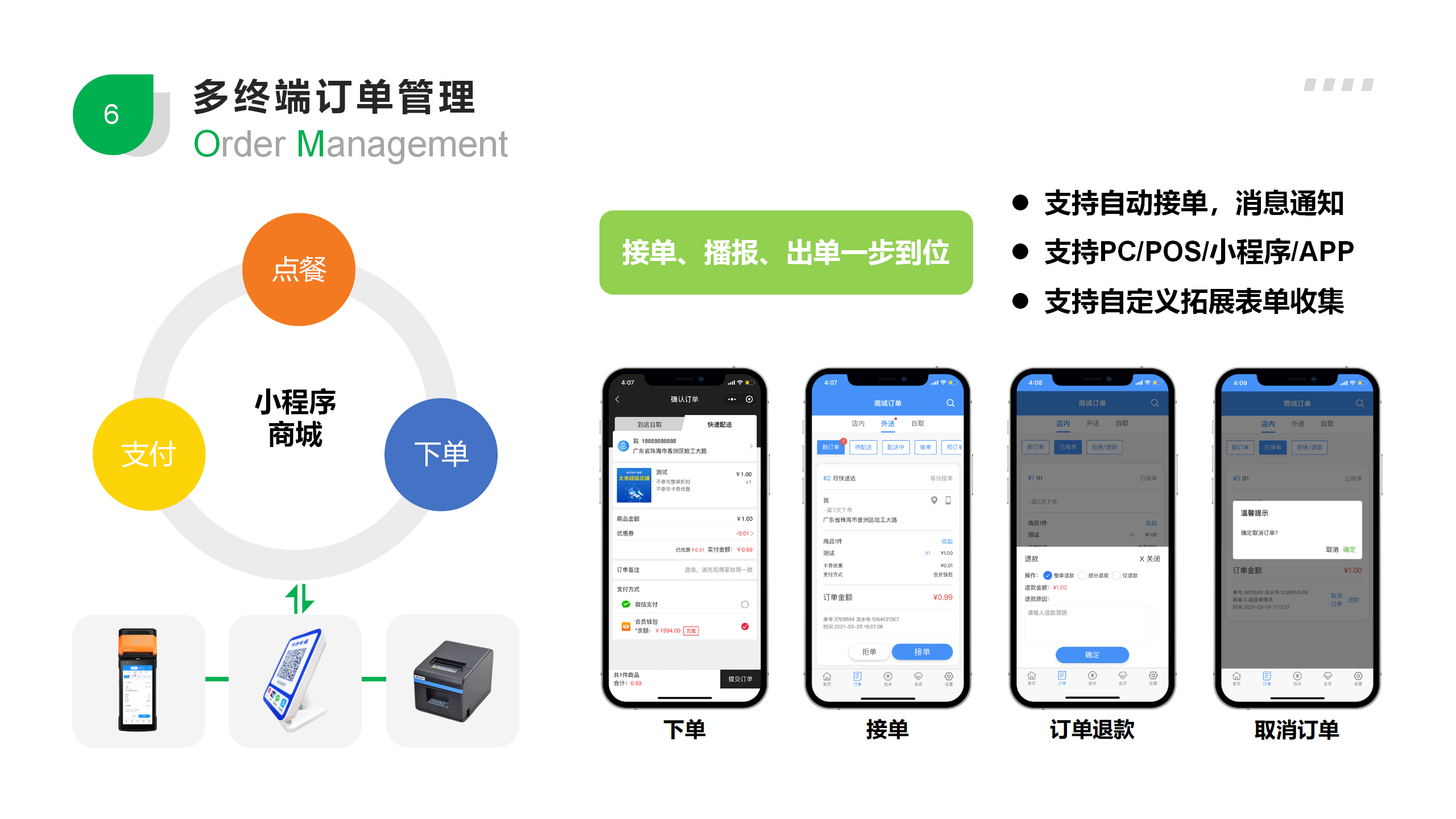 太米餐饮行业小程序解决方案