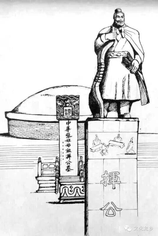 图说龙乡手绘濮阳古迹画